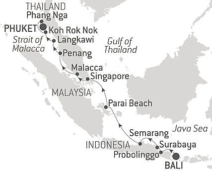 Your itinerary - Mythical Sites & Islands of South-East Asia
