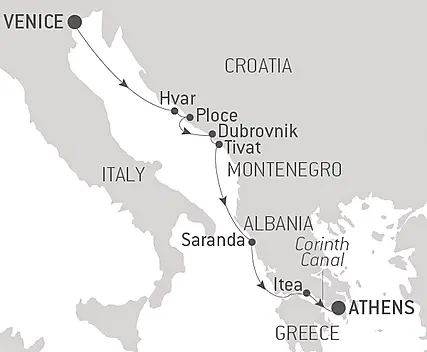 Cruising the Dalmatian Coast and the Ionian Sea: Venice to Athens – with Smithsonian Journeys