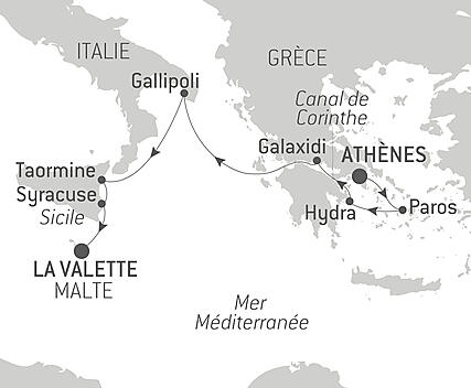 Découvrez votre itinéraire - Joyaux antiques de Méditerranée