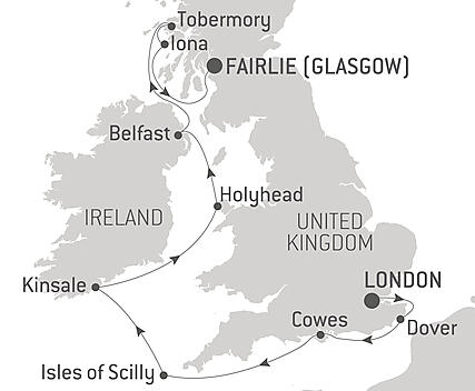 Your itinerary - Celtic Voyage: The Hebrides and the Irish Sea – with Smithsonian Journeys