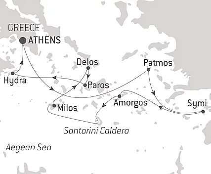 Your itinerary - At the heart of the Greek islands