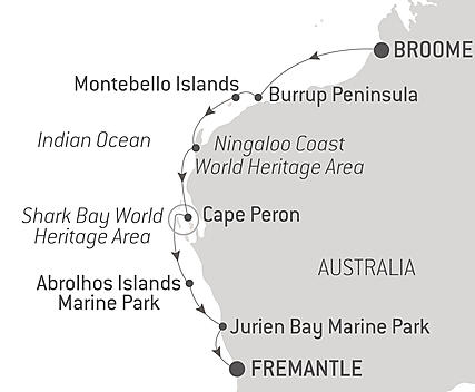 Your itinerary - Australia’s West Coast Odyssey