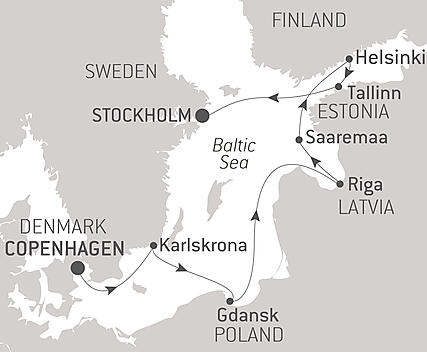 Your itinerary - Historic Cities of the Baltic Sea
