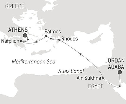 Your itinerary - Ancient Splendours of Greece & Egypt
