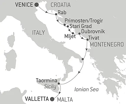 From Malta to the Adriatic coast