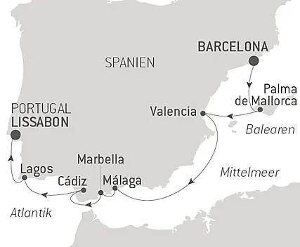 Kreuzfahrt durch Südspanien und Portugal – mit Smithsonian Journeys