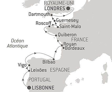Découvrez votre itinéraire - Rivages atlantiques et côtes de la Manche
