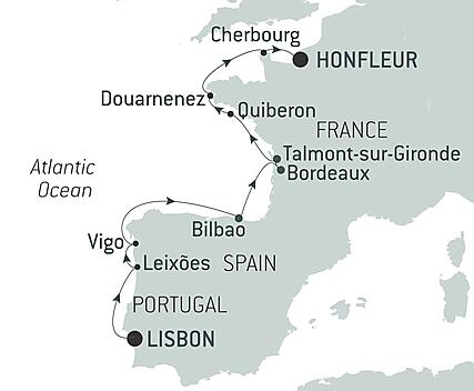 Your itinerary - The Iberian Peninsula and Fortified cities of the Atlantic