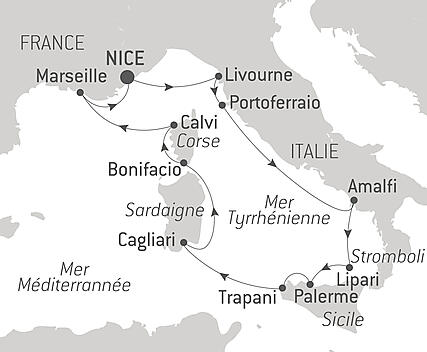 Découvrez votre itinéraire - Printemps méditerranéen, entre la France et l’Italie