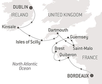 Your itinerary - Landscapes and islands of the North Atlantic