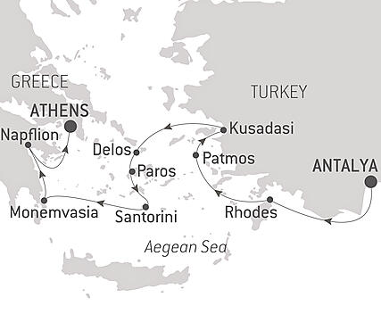 Your itinerary - The jewels of the Aegean