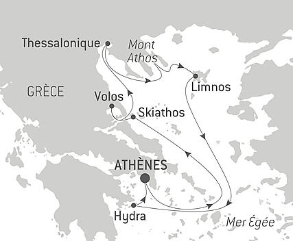 Découvrez votre itinéraire - Douceur automnale en mer Egée 