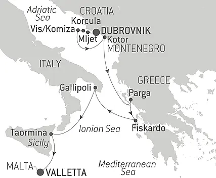 From the Adriatic to the Ionian Sea