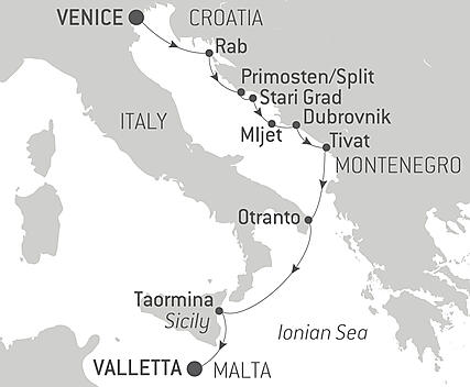 From the Adriatic coast to Malta