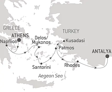 Your itinerary - Jewels of the Aegean Sea in music