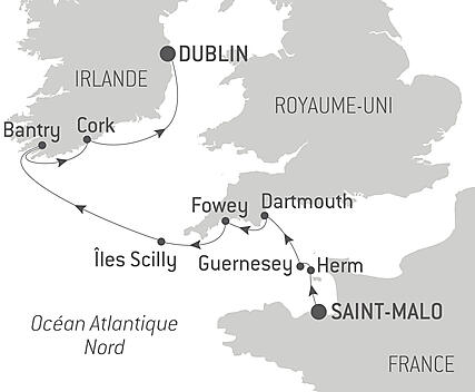 Découvrez votre itinéraire - Archipels britanniques et rivages celtiques