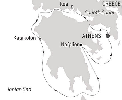 Your itinerary - Escape through the Peloponnese region