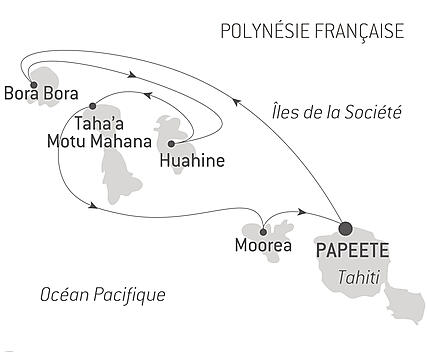 Découvrez votre itinéraire - Tahiti et les îles de la Société