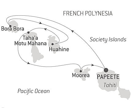 Your itinerary - Tahiti & the Society Islands