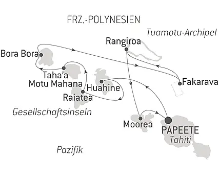 Gesellschaftsinseln und Tuamotu-Archipel