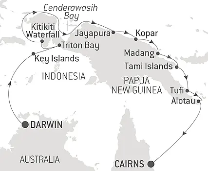 Your itinerary - New Guinea Odyssey