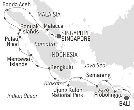 Your itinerary - Islands, cities and volcanoes of Indonesia