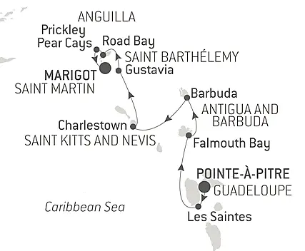 Your itinerary - History and culture visiting Caribbean jewels