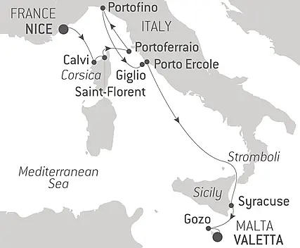 Malta, Italian shores and Isle of Beauty