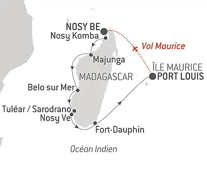 Découvrez votre itinéraire - Madagascar confidentielle