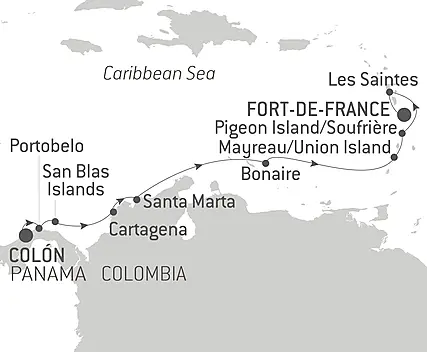 Panama, Colombia & Caribbean Islands