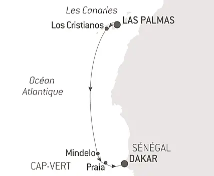 Découvrez votre itinéraire - Entre volcans et océan, des Canaries au Cap-Vert