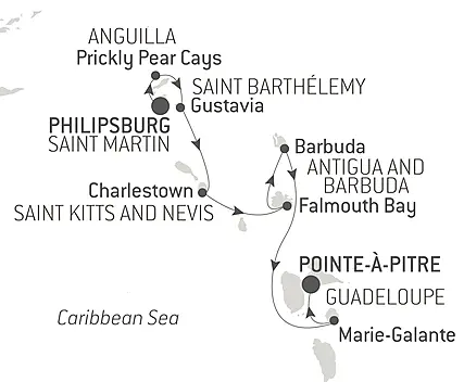 Your itinerary - History and culture visiting Caribbean jewels