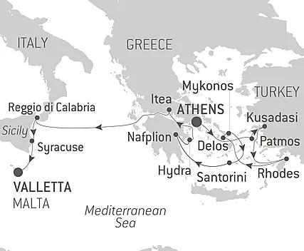 Your itinerary - Ancient Wonders of the Mediterranean