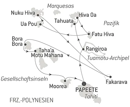 Marquesas intensiv mit Tuamotu und Gesellschaftsinseln