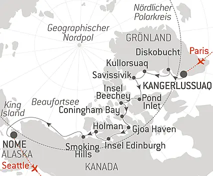 Entlang der Nordwestpassage auf den Spuren von Roald Amundsen