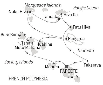 Marquesas, The Tuamotus & Society Islands