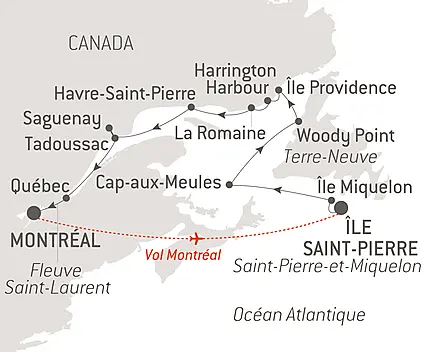 Découvrez votre itinéraire - Expédition au gré du Saint-Laurent