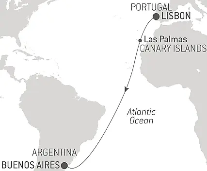 Ocean Voyage: Lisbon - Buenos Aires