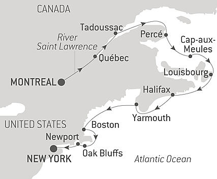 From Québec to the Big Apple: nature & remarkable cities
