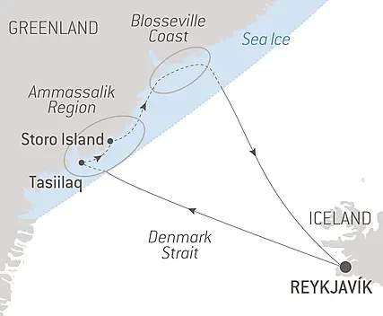 Your itinerary - Inuit spring of Ammassalik