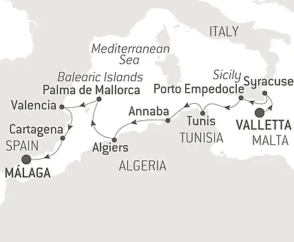 Your itinerary - Ancient shores of the Mediterranean