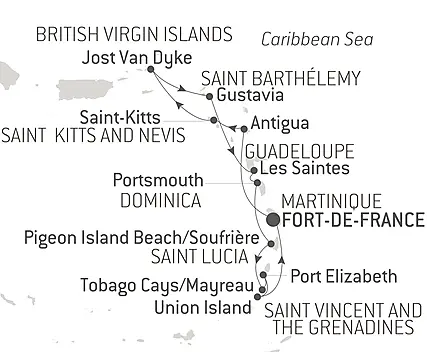 Your itinerary - The Essentials of the Caribbean