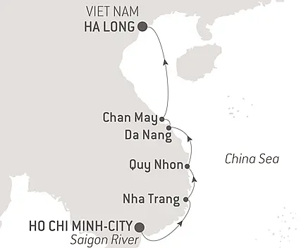 Your itinerary - Vietnamese coastlines