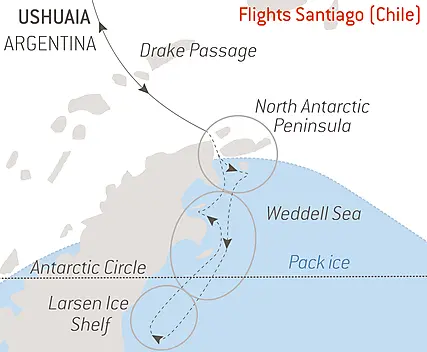 The Emperor Penguins of Weddell Sea