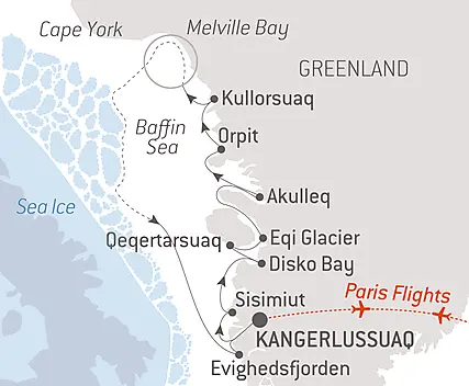 Your itinerary - Baffin Bay secrets