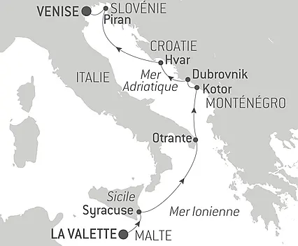 Découvrez votre itinéraire - De Malte aux rives de l