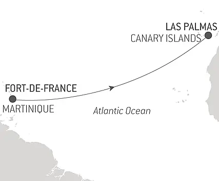 Ocean Voyage : Fort de France - Las Palmas