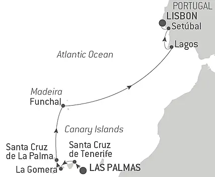 Volcanic islands and historic cities of the North Atlantic