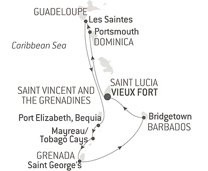 Your itinerary - Cruising the Caribbean