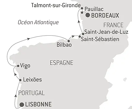 Découvrez votre itinéraire - Saveurs, vignes et océan